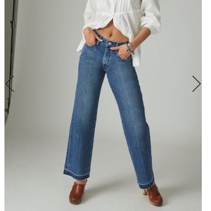 Lucky Brand High Rise Wide Leg Jeans